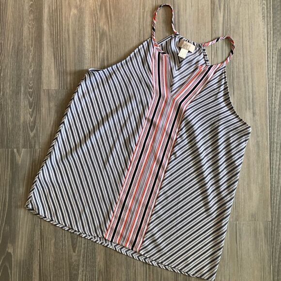 Loft striped racerback cami size small - Picture 1 of 5
